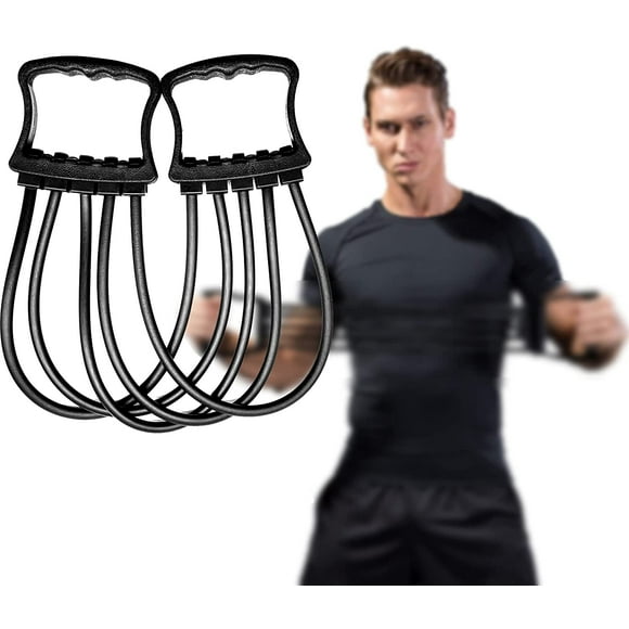 IGUOHAO Chest Expander, Exercise Resistance Bands for Chest Arm Legs Shoulder Back Muscles Training,with 5 Removable Ropes, Fitness Training Set for Pilates Push Ups Full Body Home Gym Workout Band