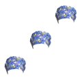 thumbnail image 3 of Transemion Operating Hats Nurse Durability Gourd-shaped Button Bright Colors Tie Back Multifunctional Work Uniform Working Caps G-06 3Set, 3 of 6