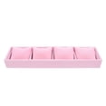 thumbnail image 1 of Bandeja para relojes: organizador de joyas, expositor de pulseras de una sola capa, organizador de pulseras, almohadas para relojes para hombres y mujeres, color rosa., 1 of 6