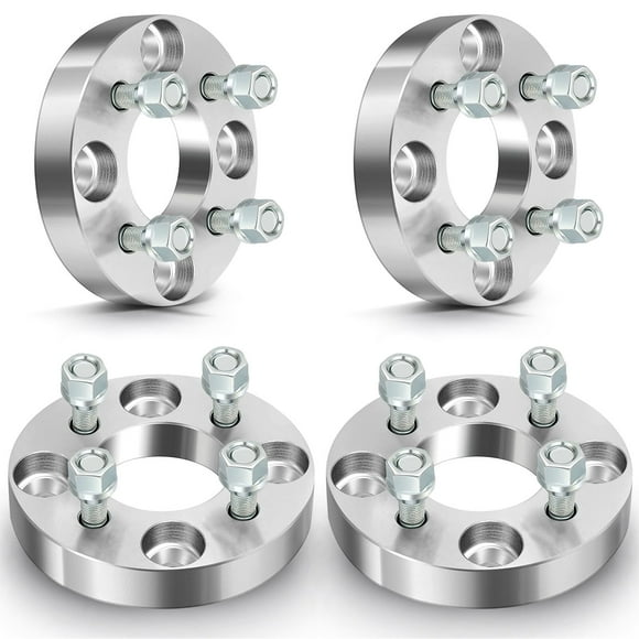 ECCPP 4pcs 4 lug Wheel Spacer Adapters 25mm 4x4.5 to 4x100 1 inch Fits for 007-2011 for Versa 2000-2012 for Sentra 2009-2013 for Cube 1993-2001 for Altima