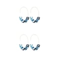 thumbnail image 1 of Aretes colgantes en forma de U Sonducket estampado de leopardo acrílico elegantes para fiesta para niñas, 1 of 1