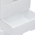 thumbnail image 6 of Griptix White Plastic Storage Dressers,with 4 Drawers,File Vertical Cabinet for Playroom Bedroom Hallway Entryway Furniture, White, 6 of 7