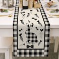 thumbnail image 1 of asddcavvf Easter Bunny Egg Pattern Linen Print Kitchen Dining Room Insulated Decorative Placemat（G） Modern Table Runners 72 Inches Long, 1 of 6