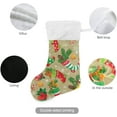 thumbnail image 3 of Coolnut 17.7 Inch Christmas Stockings, 2 PCS Christmas Pattern Presonalized Large Stocking Sock for Family Holiday Xmas Party Decorations, 3 of 7