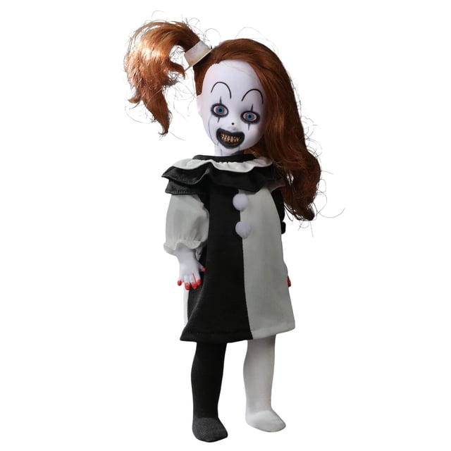 Figura de acción Mezco Terrifier 2 LDD presenta a Little Pale Girl
