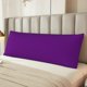thumbnail image 2 of Balery Purple Funda Protectora para Almohada Corporal de Algodón Hipoalergénico con Cierre(55 x 21 pulgadas), Almohadas No Incluidas, 2 of 7