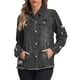 thumbnail image 4 of Chaqueta de mezclilla INSPIRE CHIC para mujeres, chaqueta de jean desgastada con botones y bolsillos, 4 of 6