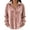 Pink, variant on Womens Tops Velvet V-Neck Long Sleeve T-Shirts Button Down Collar Henley Blouse Loose Fit Casual Button Front Tunic Top With Elastic Cuffs S Gold