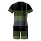 thumbnail image 5 of Playeras Básicas Algodon Para Hombre, Conjunto De Dos Piezas De Camiseta Y Pantalones Cortos De Manga Corta Con Estampado Completo Y Pantalón Corto., 5 of 5