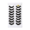 thumbnail image 1 of WIFKLSIIPG False Eyelashes Fluffys 8D Lashes Cat-Eye Wispy Lashes 8 Pairs Pack Dramatic Long Thick Volume Eye Lashs Multipacks, 1 of 8