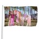 thumbnail image 1 of Muñeca American Girl Bandera impresa con temática, regalo perfecto para fanáticos, amigos y familiares, y adecuada para actividades al aire libre e interiores, decoraciones de fiesta. 90 cm × 150 cm., 1 of 6