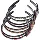 thumbnail image 3 of Headbands with Rhinestone Bow 4Pcs Assorted Color Acrylic Elegant Rhinestone Bow for Home, 3 of 4
