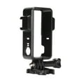 thumbnail image 3 of Frame Kit, Standard Quick Release Frame Cage Kit Black Plastic With 2 Cold Shoe Ports For  Action 2, 3 of 8