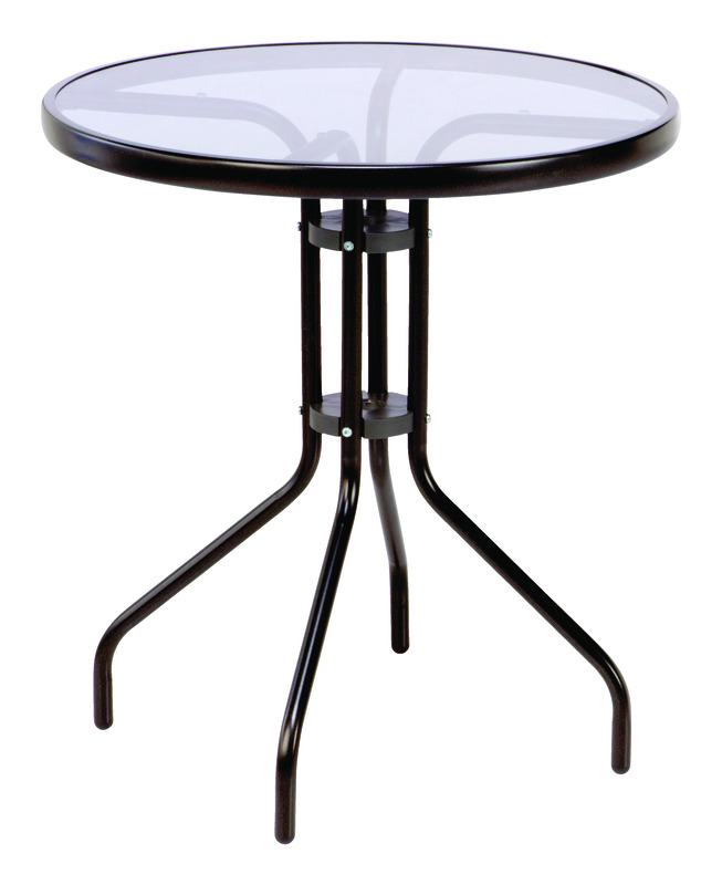 Rio Hadley Round Black Table