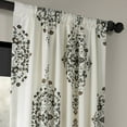 thumbnail image 4 of Kerala Cocoa Printed Cotton Twill Curtain (1 Panel), Kerala Cocoa, 50W X 84L, 4 of 6