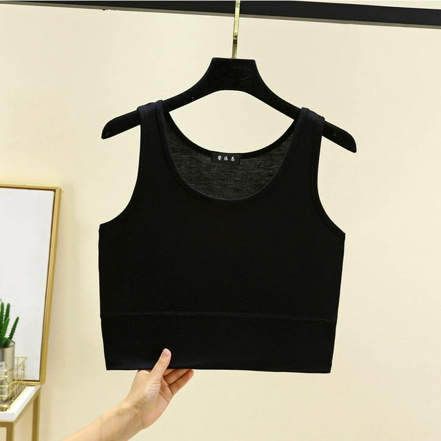 mfyjkho Camisetas Sin Mangas Para Mujer, Camiseta De Tirantes Holgada De Cuello Redondo De Color Liso Informal De Verano Para Mujer Tops Casuales Para Mujer Xxxl