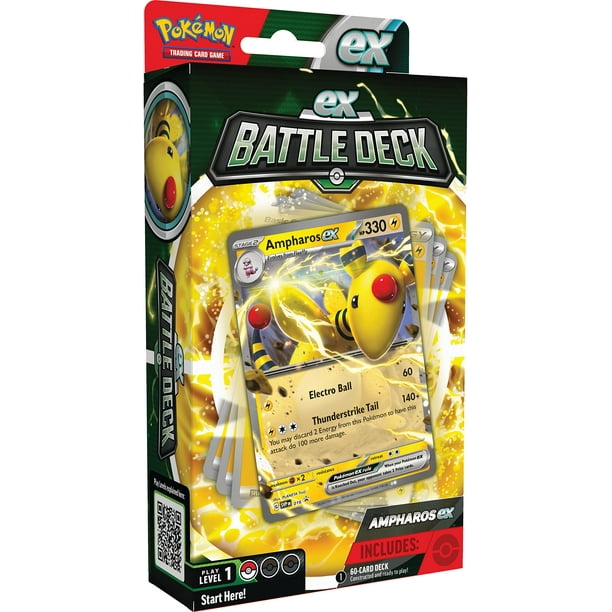 Juego de cartas coleccionables Pokemon Ampharos ex Battle Deck
