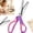 Purple wavy teeth, variant on Multipurpose Pinking Shears Serrated Scissors - Pinking Shears (Purple wavy teeth*1)