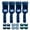 Navy, variant on Majestic Ally Fleece Polo Leg Wraps with Braided Rope for Horses - Set of 4-5" X 10'