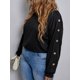 thumbnail image 2 of Camiseta de manga larga para mujer, sudadera con hombros caídos, talla grande, informal, 2 of 8