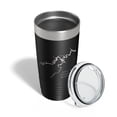 thumbnail image 4 of John W. Flannagan Reservoir Tumbler Lake Map Travel Mug Insulated Laser Engraved Coffee Cup Virginia 20 oz Black, 4 of 5