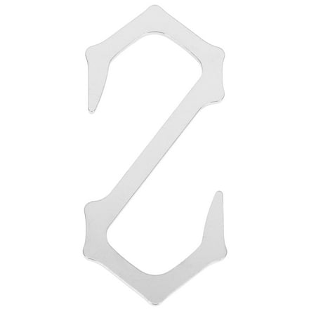 

HOMEMAXS Heavy Duty S-Shape Hook Stainless Steel Metal Hook Outdoor Camping S-Hook