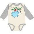 thumbnail image 3 of Inktastic I Want a Hippopotamus for Christmas Hippo in Santa Hat Boys or Girls Long Sleeve Baby Bodysuit, 3 of 5