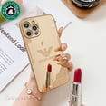 thumbnail image 1 of Funda De Teléfono Dorada De Alta Calidad Para IPhone 11 12 13 Pro Max 14 Plus, 1 of 3