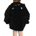thumbnail image 4 of Adult Kids Winter Warm Wearable Blanket  Big Hooded Sweatshirt Homewear With Front Pocket Oversized, 4 of 6