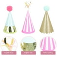 thumbnail image 5 of HERFIER 3PCS Glitter New Year Party Hats Photo Prop Headwear, 5 of 9