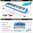 thumbnail image 4 of Melodica 32 Keys Double Tubes Mouthpiece Air Piano Keyboard Musical Instrument with Carrying Bag 32 Keys,, 4 of 6
