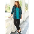 thumbnail image 3 of Catherines Women's Plus Size Suprema 3/4-Sleeve Cardigan, 3 of 3