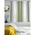 thumbnail image 3 of Abstract Sheer Curtains 63 Inches Long 2 Panels Dark Gray Seaweed Rate Gradient Ombre Light Filtering Semi Sheer Window Curtains Drapes for Bedroom Living Room 52"x63", 3 of 7