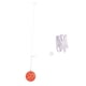 thumbnail image 3 of Entrenamiento de Pickleball con pelota de Pickleball de 40 hoyos y cuerda para niños naranja, 3 of 9