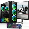 thumbnail image 1 of Gaming PC AQVIN ZForce Desktop Computer Tower Intel Core i7, 32GB DDR4 RAM, 1TB SSD Storage, 27 Inch Curved Gaming Monitor, Geforce GTX 1660 6GB GDDR5, Windows 10 Pro RGB Keyboard and Mouse WiFi, 1 of 3