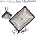 thumbnail image 5 of Étui de Protection pour MacBook Pro 13 Pouces Puce M2 2022 2021 2020 Modèle A2338 M1 A2289 A2251, Robuste, 5 of 5