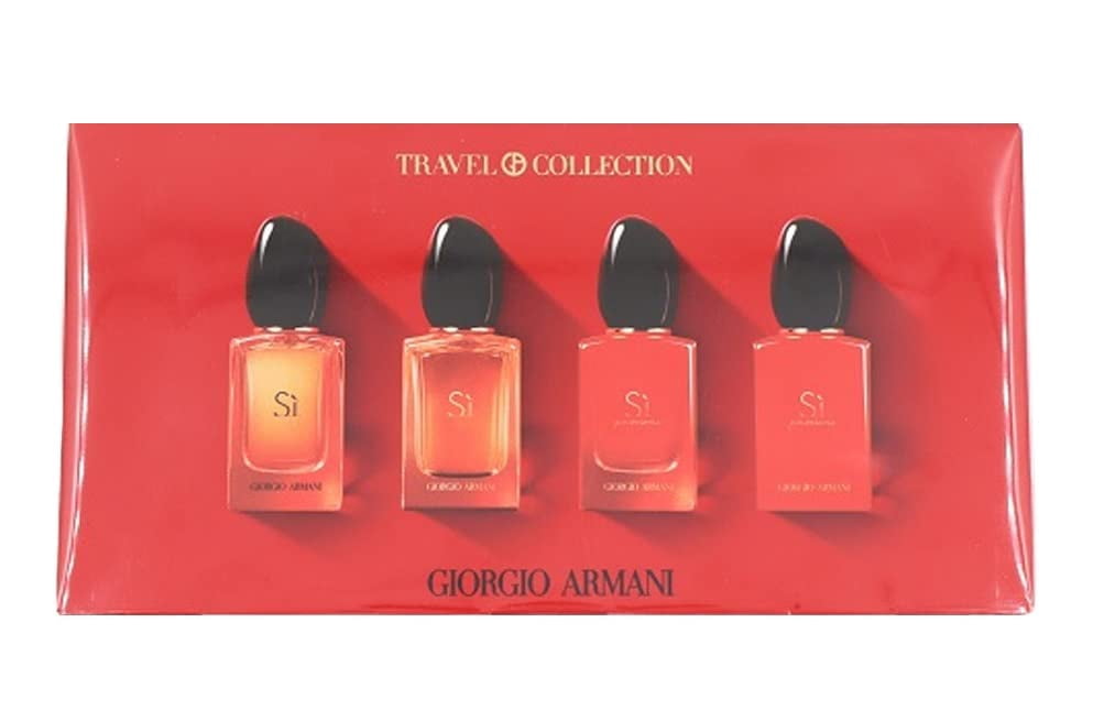 Giorgio Armani Si 香水 大小セット GIORGIO ARMANI Si Perfume for Women Variety 4 Piece Miniature Gift
