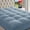 Light Blue, variant on INGALIK Plush Soft Mattress Topper, Queen, 400TC Extra Thick Breathable Pad, Cooling Technology, Pressure Relief, 8-21" Deep Elastic Pocket, White