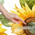 thumbnail image 3 of Small Washable Kitchen Rug, Watercolor Sunflowers Seamless Indoor Door Mats for Entryway, Non Slip Area Rug Floor Carpet for Entrance Bathroom Bedroom, 3 of 7