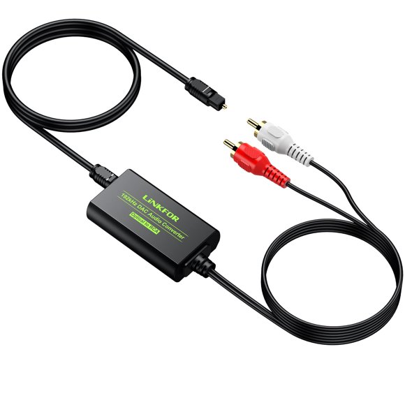 Enlace conversor DAC de digital a analógico de 192 kHz con cable