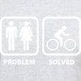 thumbnail image 3 of CafePress - Problem Solved Cycling T Shirt - Men's Classic Graphic T-Shirt, 3 of 4