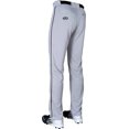 thumbnail image 3 of Pantalones de béisbol Rawlings para niños, medianos, grises y negros, ribeteados, 3 of 5