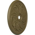 thumbnail image 3 of 42 1/8"OD x 1 7/8"P Sellek Ceiling Medallion (Fits Canopies up to 9"), Hand-Painted Mississippi Mud, 3 of 7