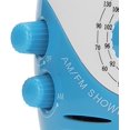 thumbnail image 4 of Waterproof Shower Radio, Portable AM/FM Speaker with Adjustable Volume, Hanging Top Handle, Mini Battery Operated Radio for Bathroom, Kitchen, Outdoor Use, 4 of 5