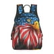 thumbnail image 1 of Balery Eagle Head With American Flag Mochila Ligera para Hombres y Mujeres – Resistente y Impermeable, Ideal para la Escuela, el Trabajo, los Viajes y el Uso Diario, 1 of 7