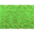thumbnail image 1 of Ahgly Company Indoor Rectangle Abstract Green Contemporary Area Rugs, 8' x 10', 1 of 1