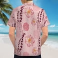 thumbnail image 6 of High Quality Hawaiian Shirts for Men Short Sleeve Aloha Beach Shirt Floral Summer Casual Button Down Shirts Blouses GCVMB9, 6 of 7