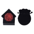 thumbnail image 2 of Push Slider Coin Toy, Haptic Coin Unique Pattern Stress Relief Metal Mellow Safe Funny  For Adult For Office Work Blue,Red, 2 of 8