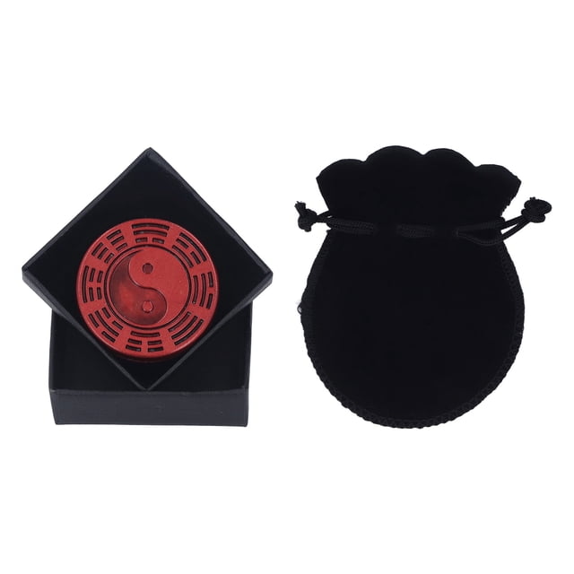 Haptic Coin, Mellow Unique Pattern Ergonomic Metal Push Slider Coin Toy For Office Work Blue,Red