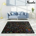 thumbnail image 2 of FREEAM Education Area Rug 2'x3', Math Linear Mathematics Polyester Area Rug Mat for Living Dining Dorm Room Bedroom Home Decorative, 2 of 6
